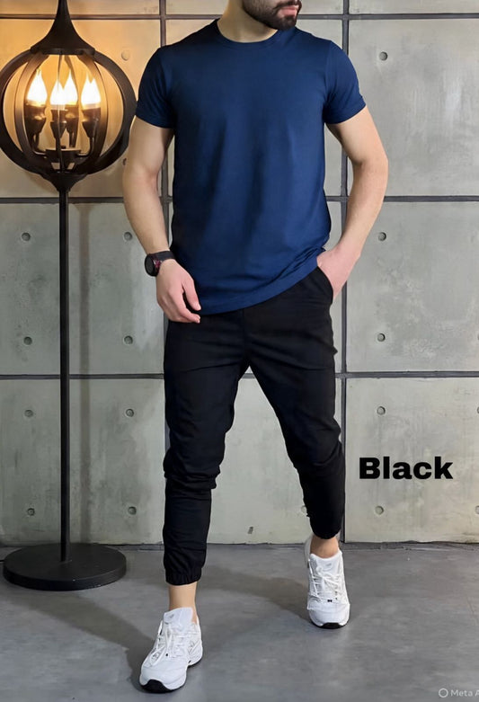 Comfort Combo: Cotton Tee + Joggers at ₹699