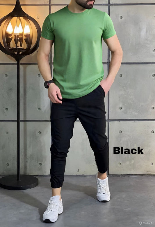 Comfort Combo: Cotton Tee + Joggers at ₹699