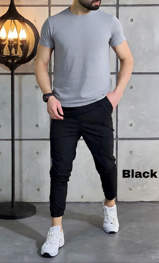 Comfort Combo: Cotton Tee + Joggers at ₹699