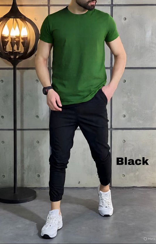 Comfort Combo: Cotton Tee + Joggers at ₹699