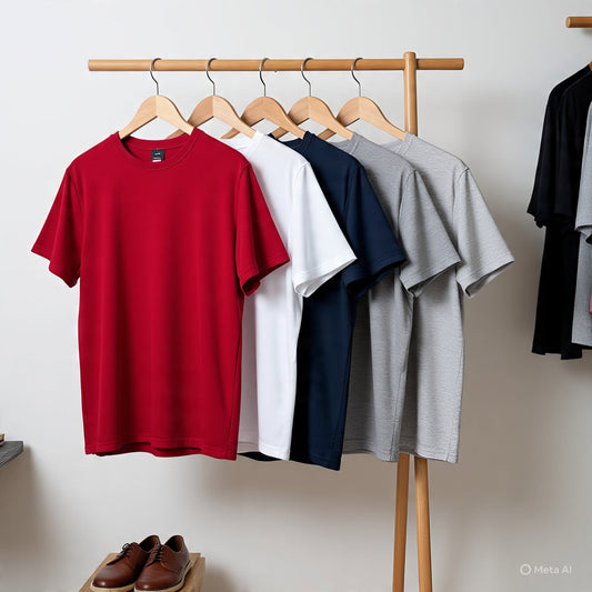 Combo of 5 Pure Cotton T-Shirts – Just ₹1199